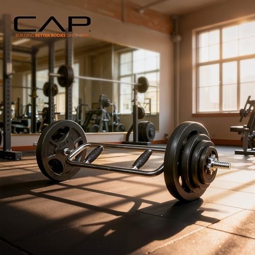 34" Standard Threaded Triceps Bar for Strength Training | Multiple Options Avail