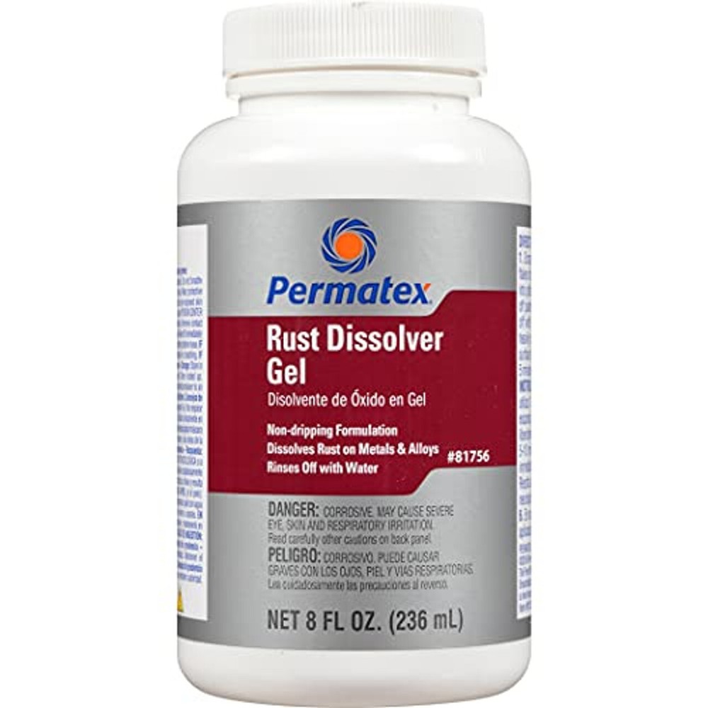 Permatex 81756 Easy Rust Remover Formula Dissolver Gel - 8 oz Bottle