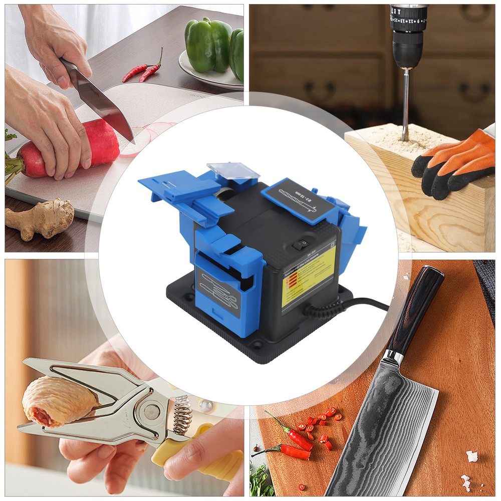 Electric Drill Bit Sharpener Multifunction Scissor/Knife Drill Sharpening Tool
