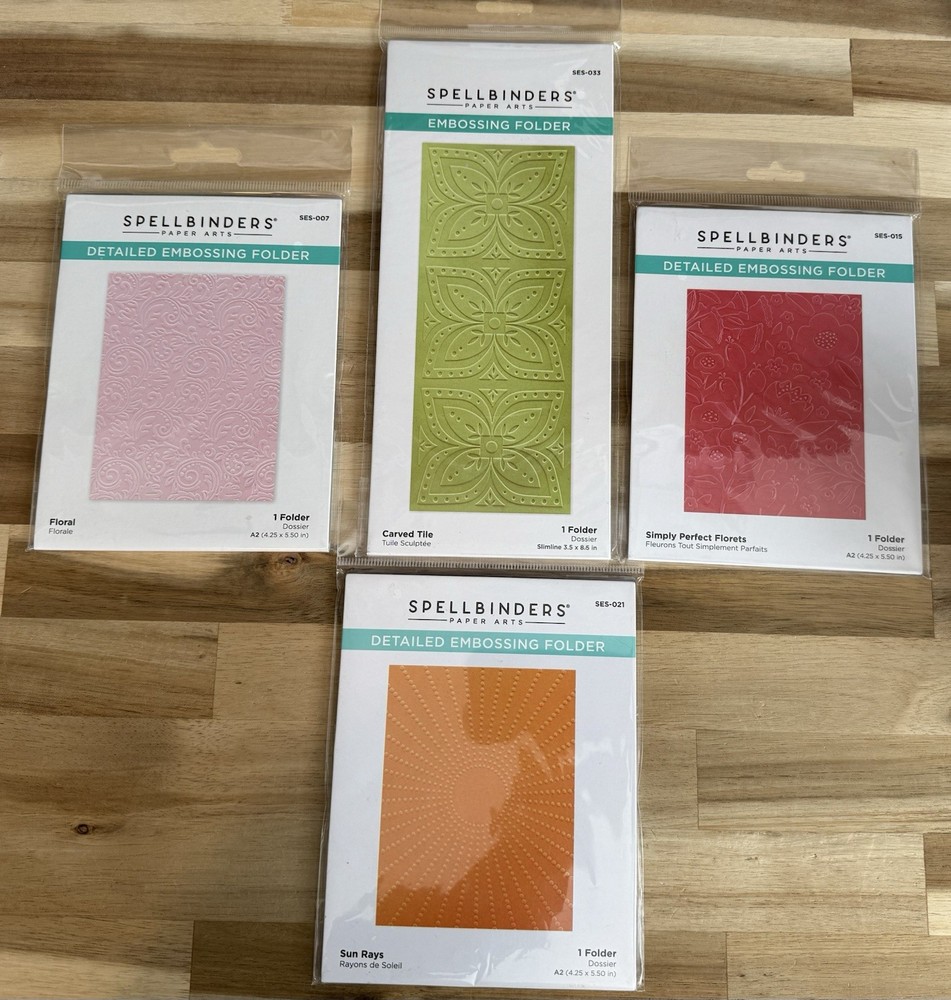 Spellbinders Embossing Folder Bundle
