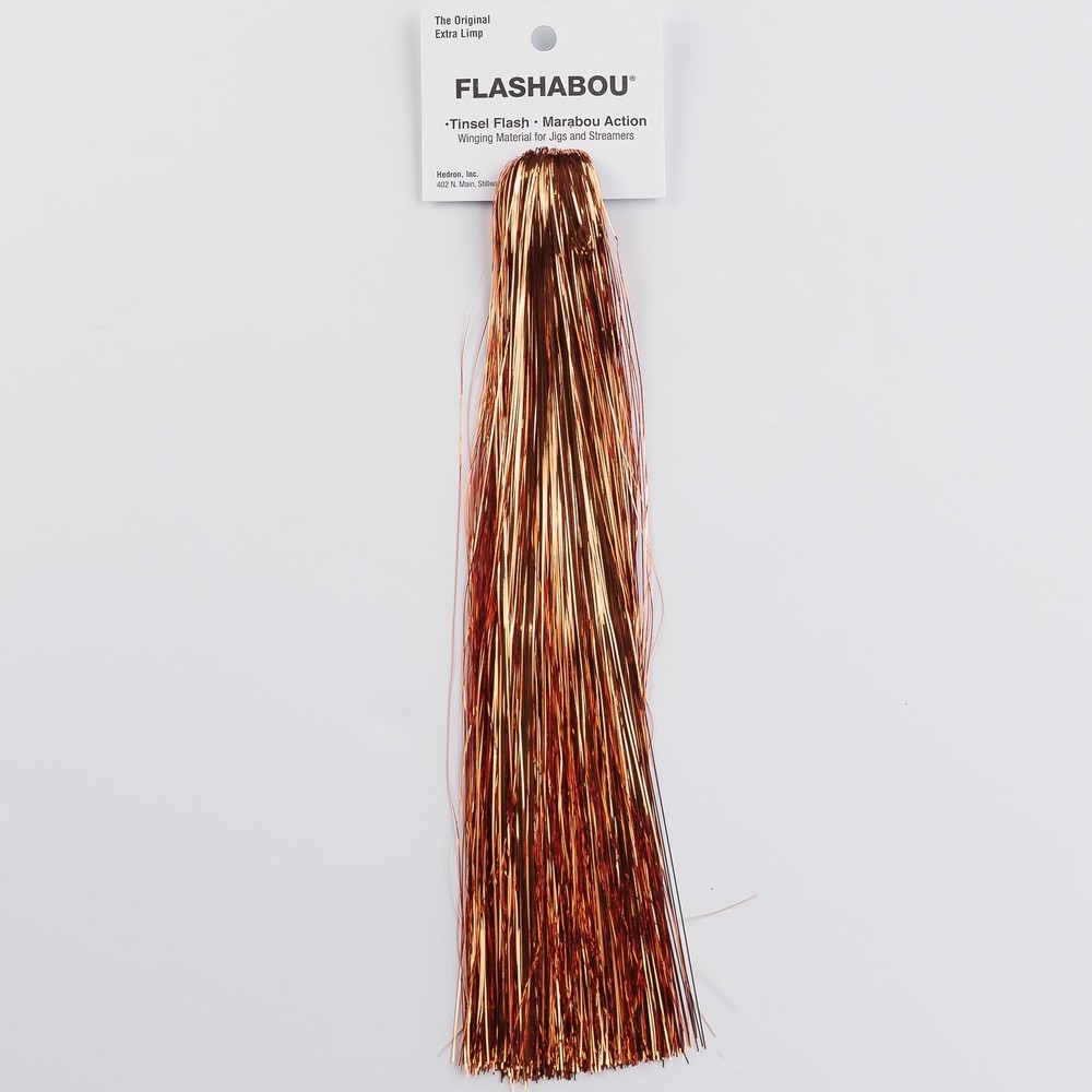 Hedron Flashabou Tinsel Flash - Copper - Free Shipping Options