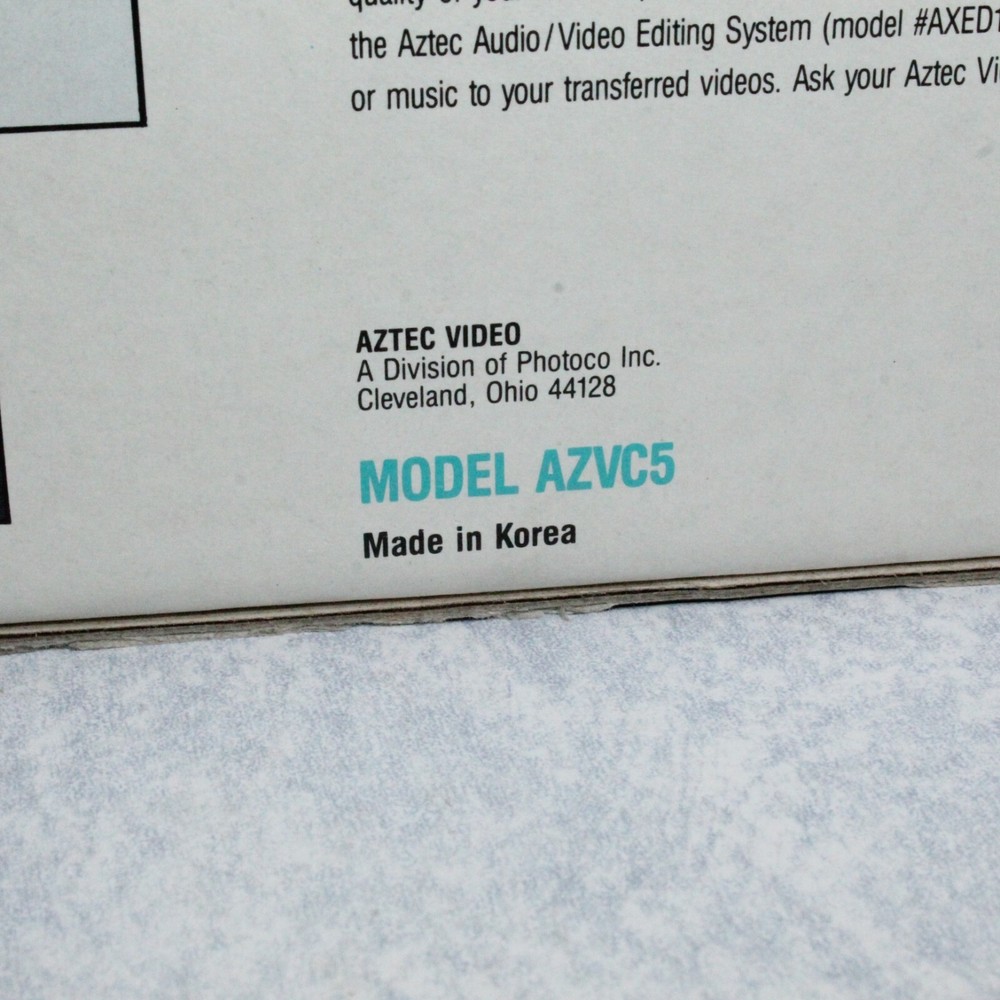 Aztec Deluxe Video Transfer System, New in Box