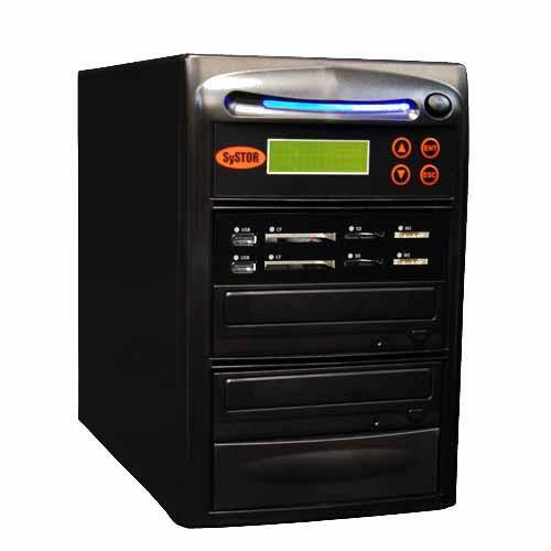 Systor 1:1 USB/SD/CF/MS Flash Memory Combo Card Duplicator - CD DVD Copier