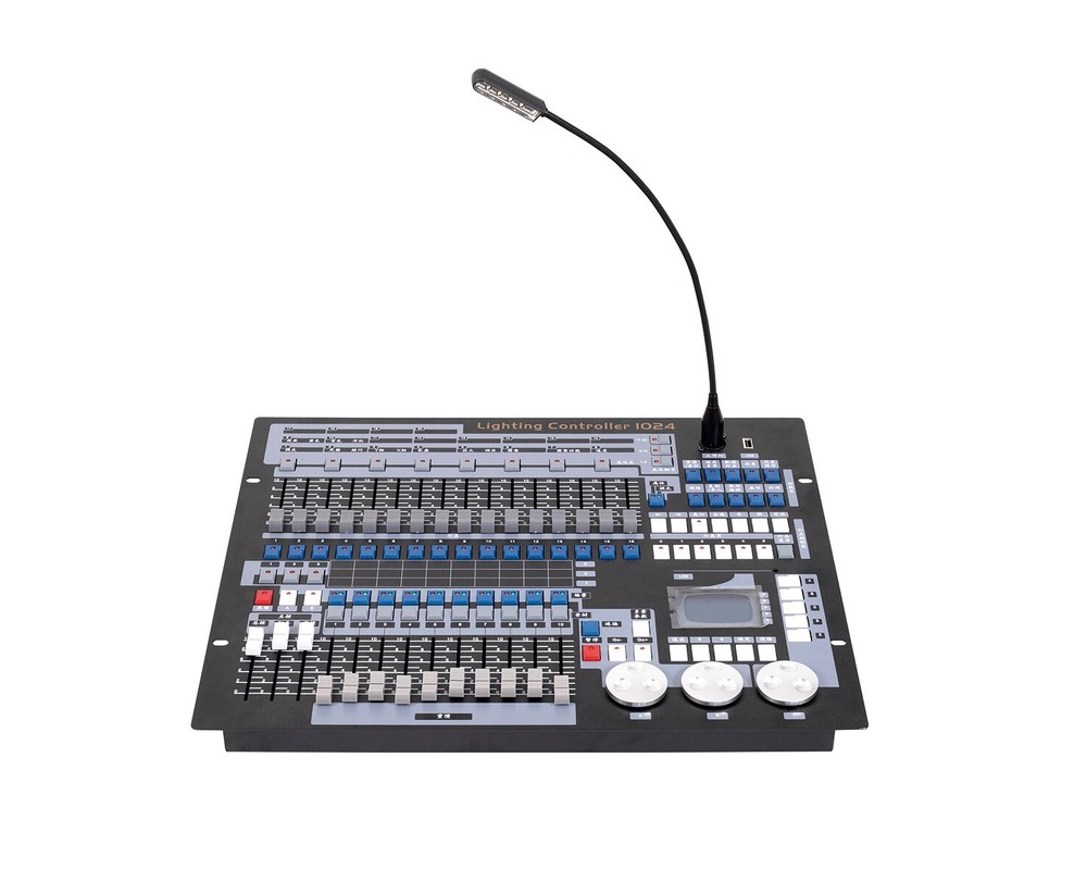 Pearl 1024 stage dj lighting console show club dmx light controller+ flight case