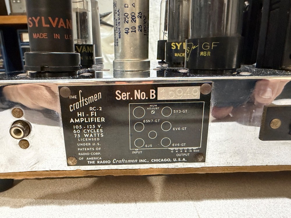 Craftsman RC-2 HI-Fi amplifier
