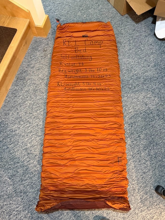 REI Camp Bed 2.5 Sleeping Pad
