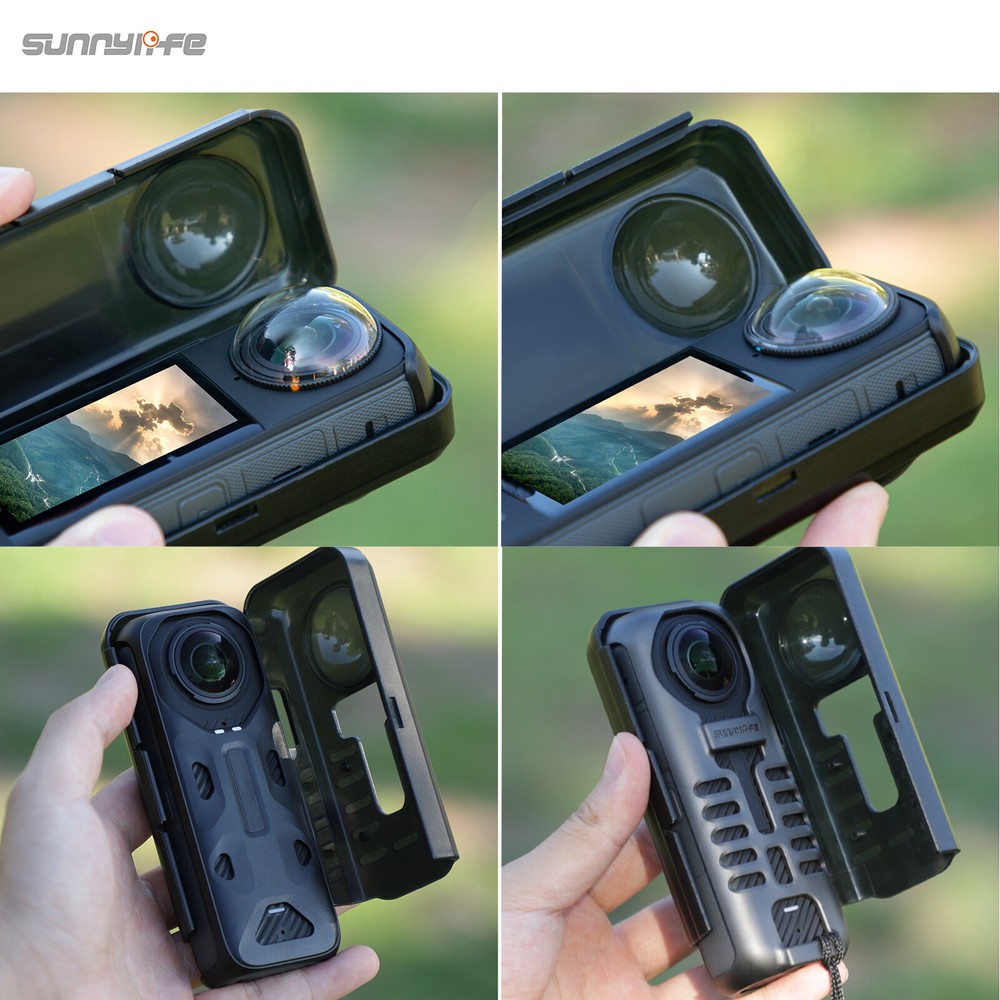 Plastic Camera Lens Screen Protector Case For Insta360 X4 Compatible Version