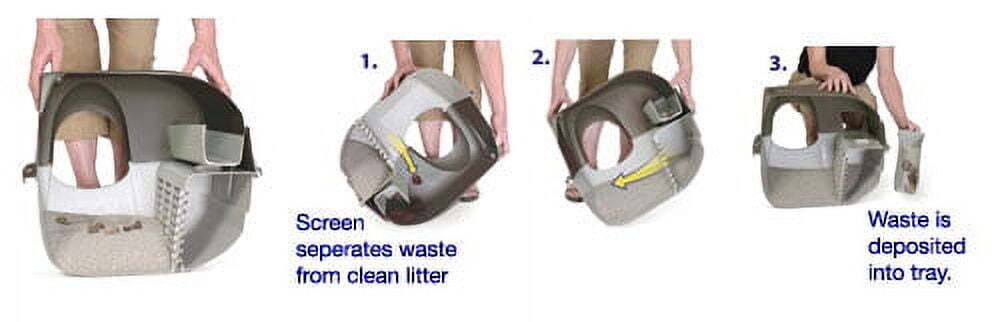 Clean Self Cleaning Litter Box Regular Size