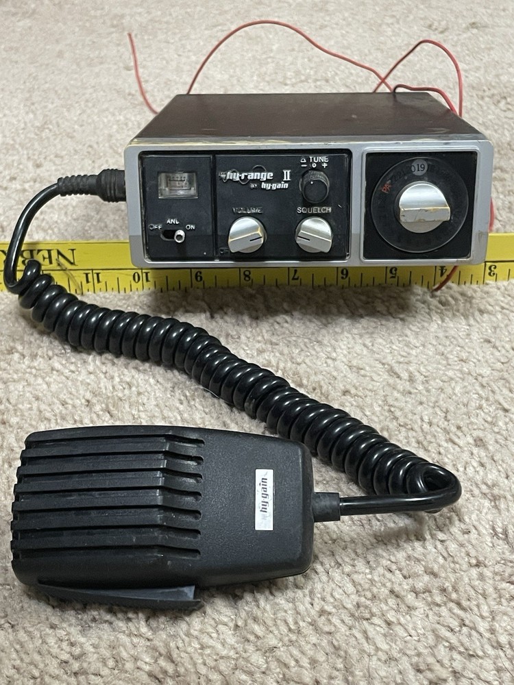 hy-gain CB Radio-23 Channel-untested-includes Microphone & Mounting Bracket