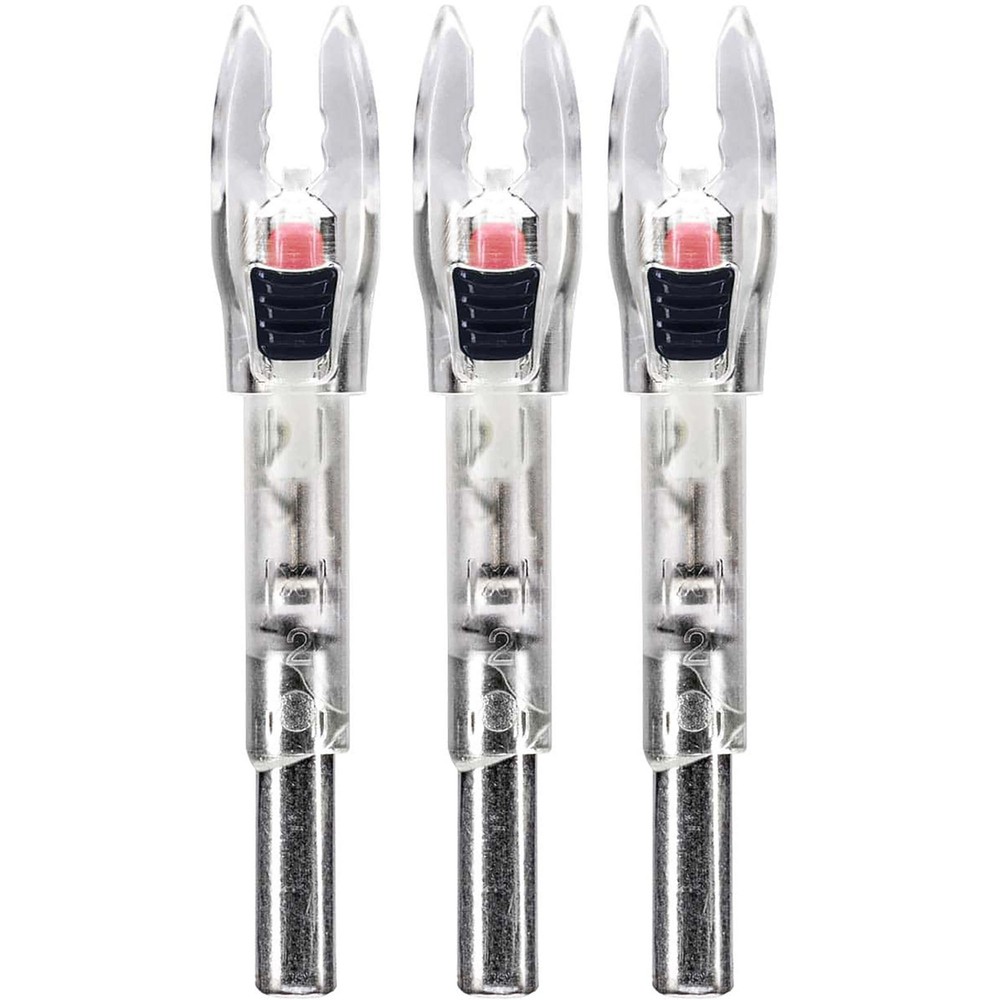 Nockturnal G Shift Red Lighted Nock 3-Pack