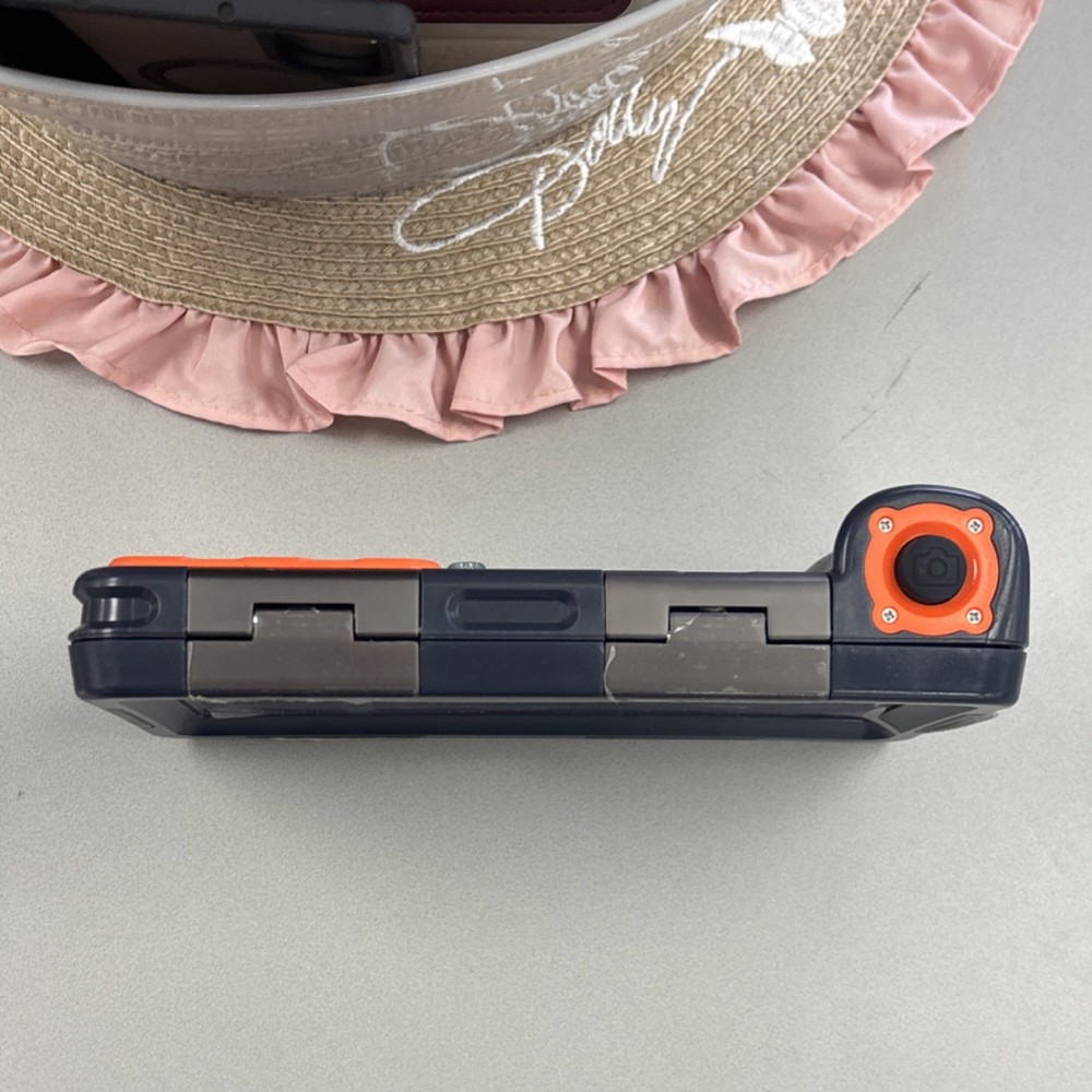 Shellbox Professional Waterproof Camera Case Housing Black Orange Plastic