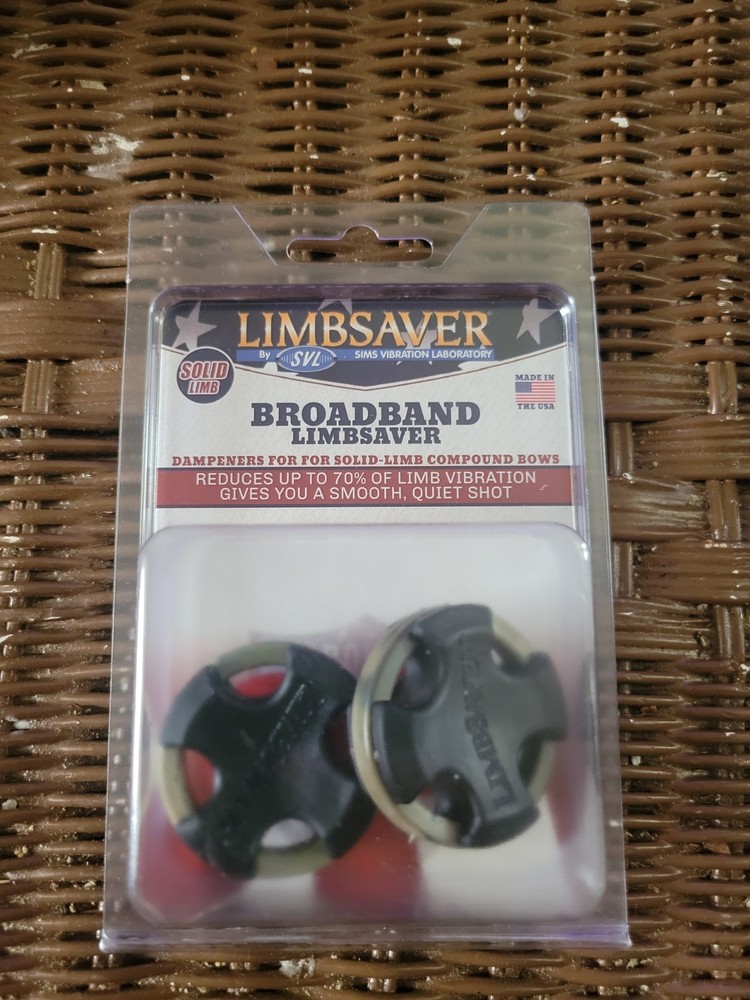 Simms Limbsaver Broadband Dampeners for Solid Limb Compound Bows