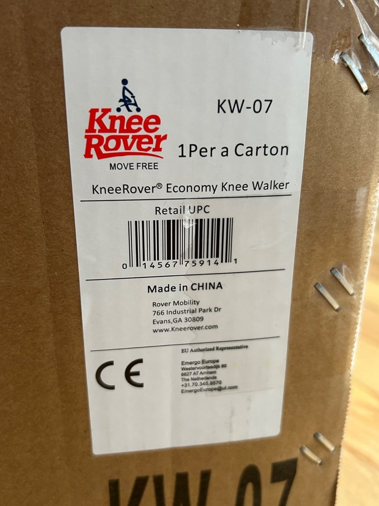 Knee Rover Knee Walker - Black