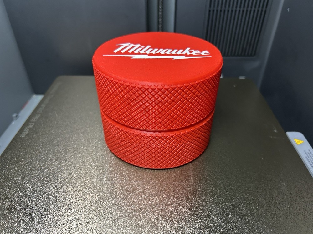 Milwaukee Container Split XL 2 Pack Set – Threaded Screw & Parts Box 3D Printed