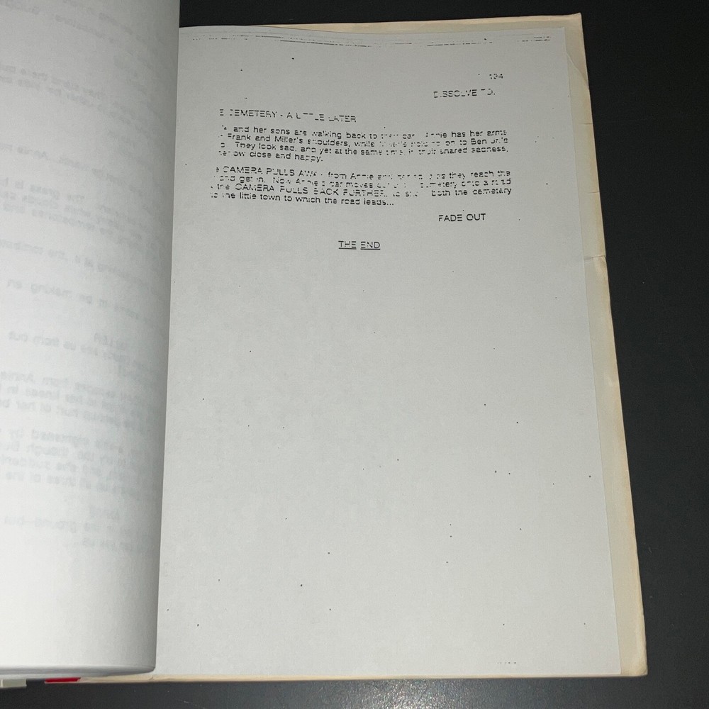 THE GIFT (2000) Sam Raimi / B.B. Thorton Horror Script CAA Agency Xerox + COA!