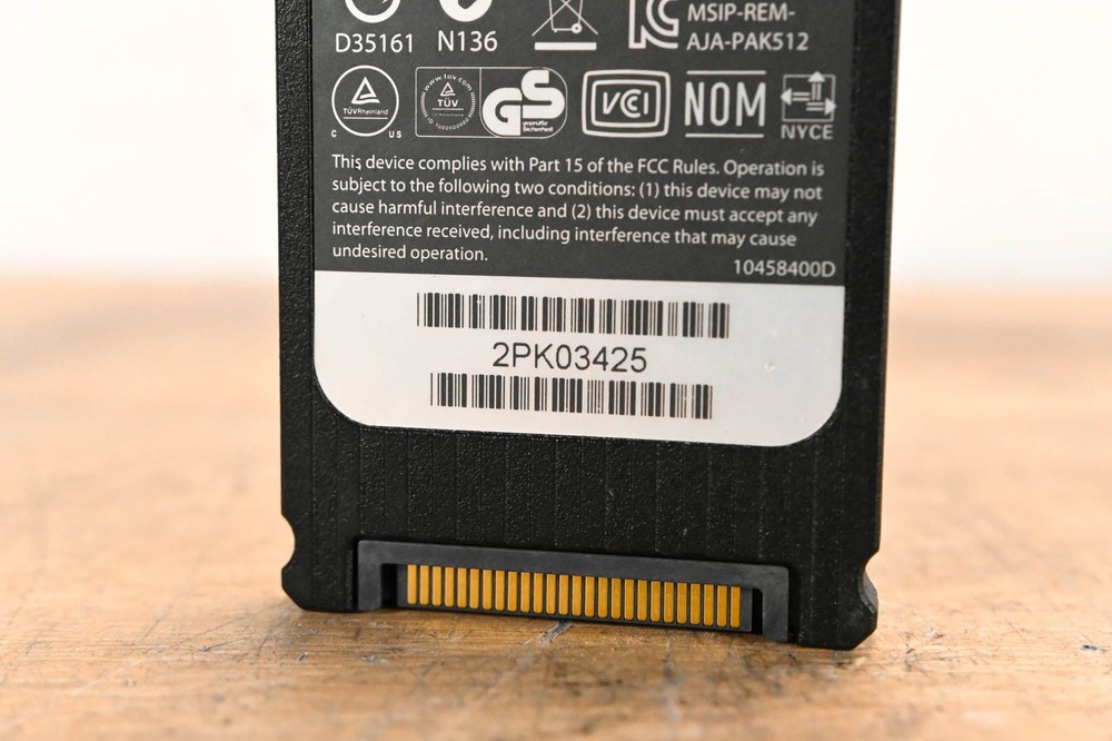 AJA PAK512 SSD Module for Ki Pro Systems CG01WEE