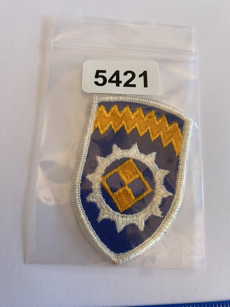 US Army Alaska Support Command Patch Full Color Patch INV5421