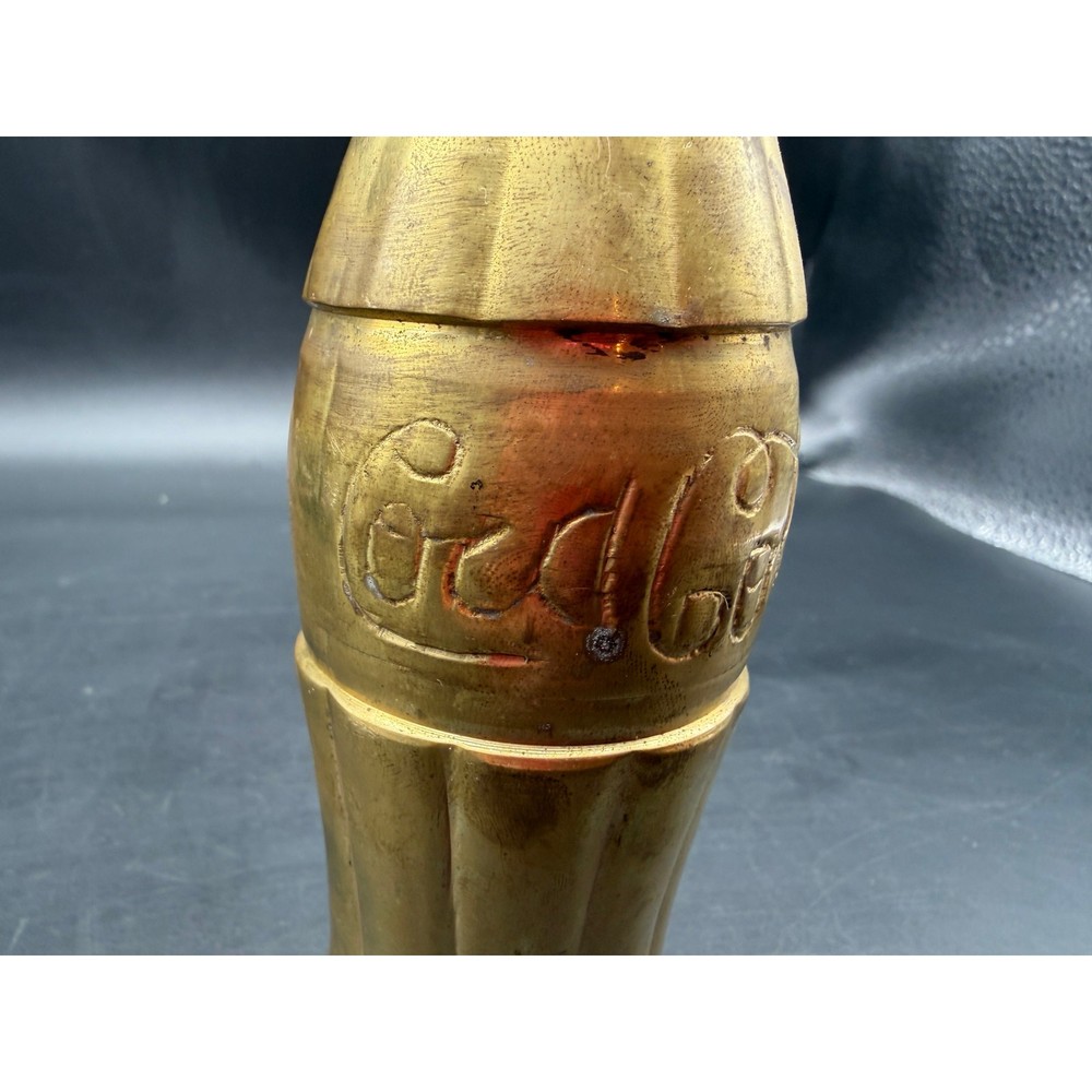 Solid Brass Coca Cola Bottle made in India 1980's