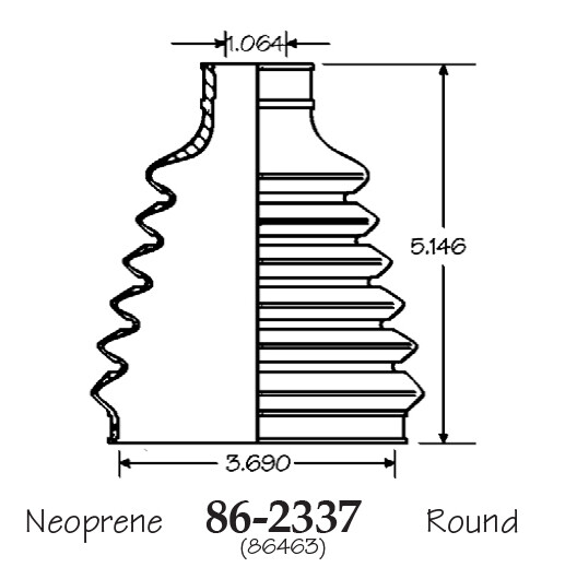 Inner & Outer CV Axle Boot for Ford Explorer 4WD Front 1995-2005