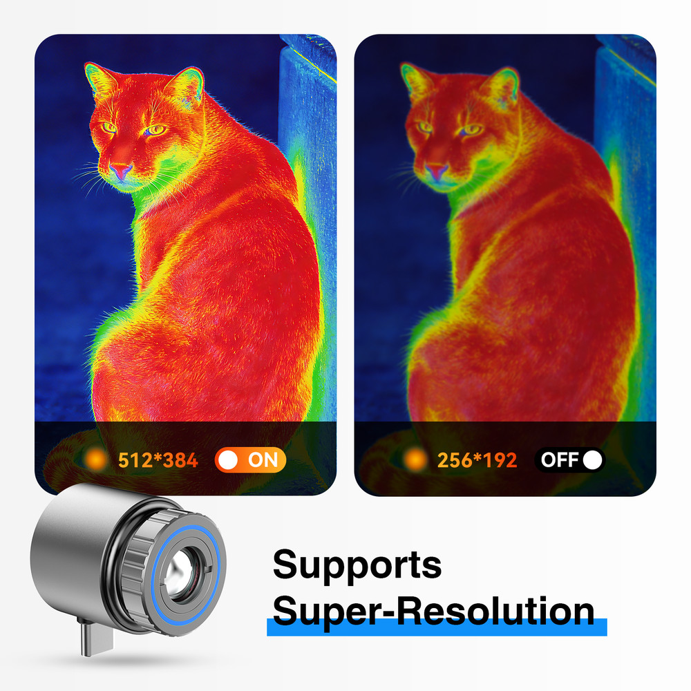 GTGUARD ClearView C210 Mini Portable Mobile Thermal Camera Imaging For Android