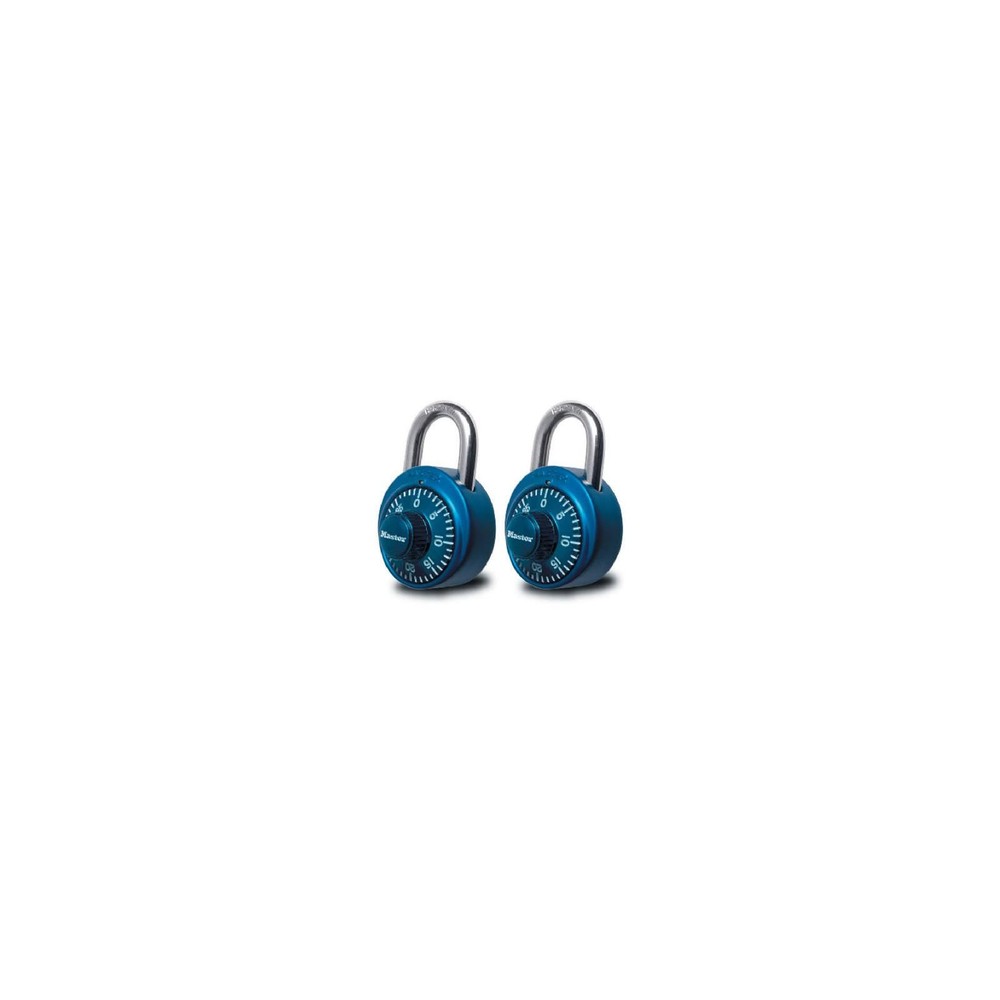 Master Lock 1530T 2-Pack Colored Dial Combination Padlocks - Quantity 1