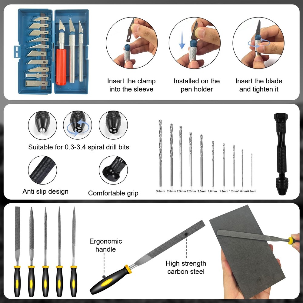212Pcs 3D Printer Tool Kit with Accessories Bring Box...