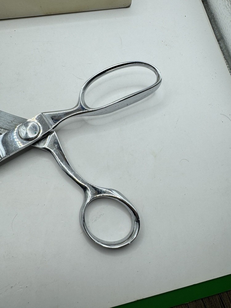 Vintage WISS PINKING SHEARS w/ Leather Case & Box