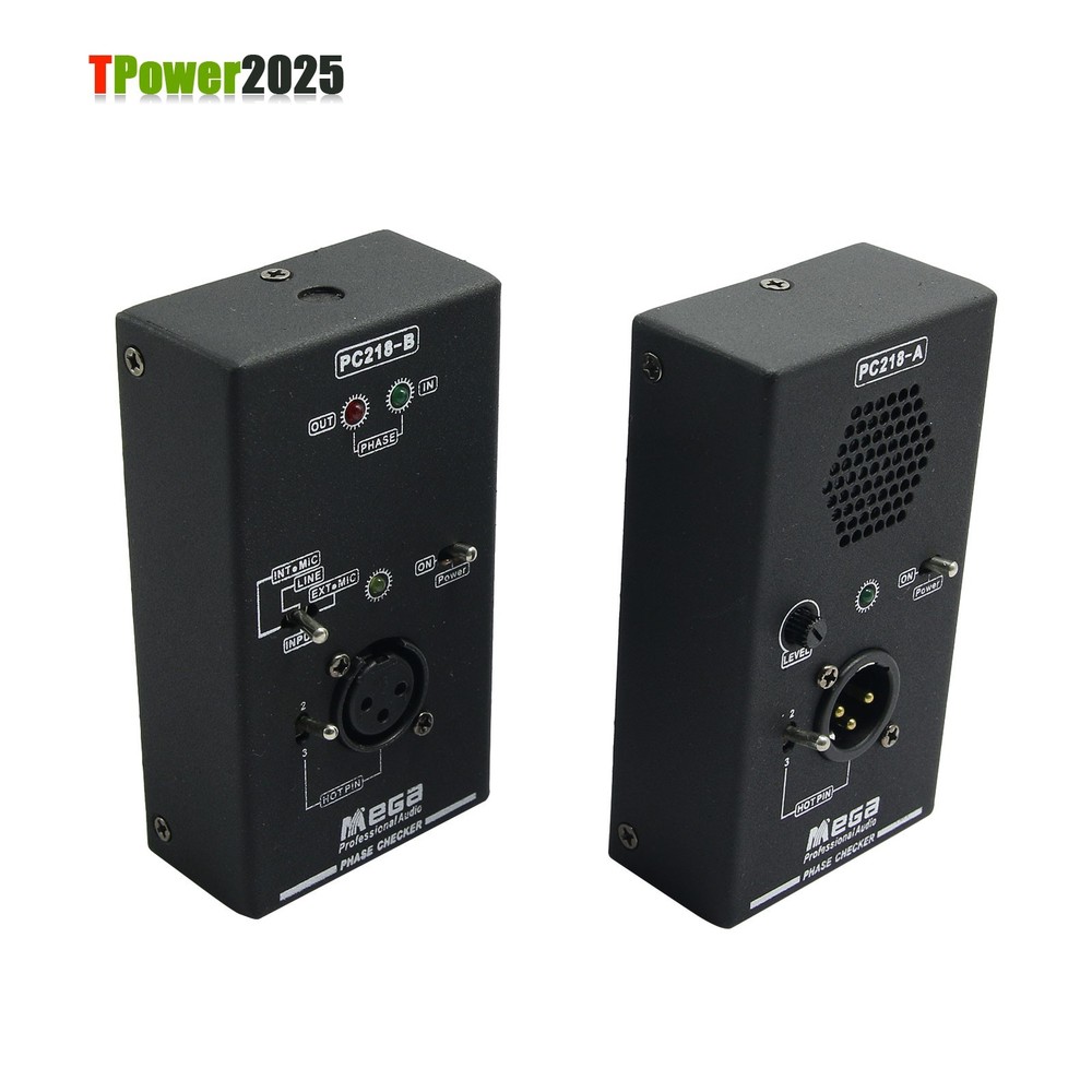PC218 Phase Polarity Tester Checker Audio Speaker Microphone Sound Testing hot