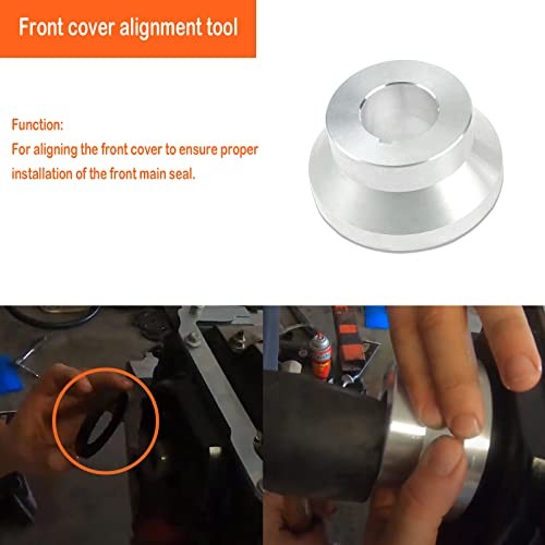 Front and Rear Cover Alignment Tool & Oil Pan Alignment Tool Kit,Fits Tool Kits