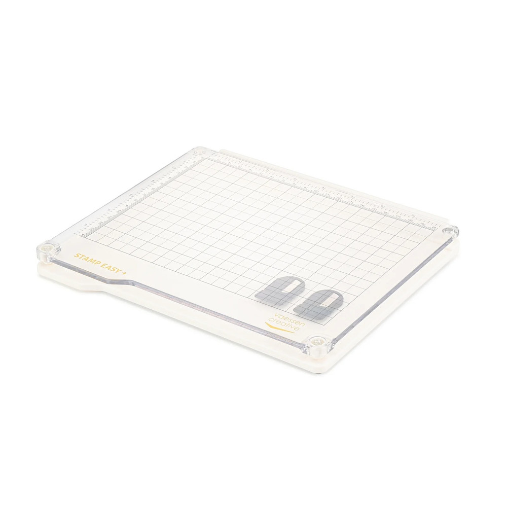 Vaessen Creative Stamp Easy Plus - Transparent Top Plate - Press Tool