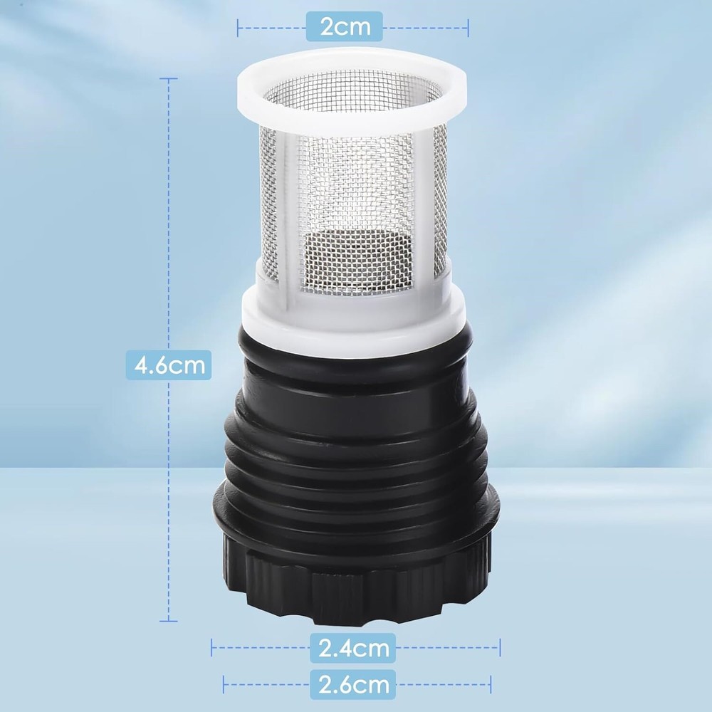 2 Pack H98-510-S Filter Inlet Screen Assembly for Rinnai Tankless Water Heaters