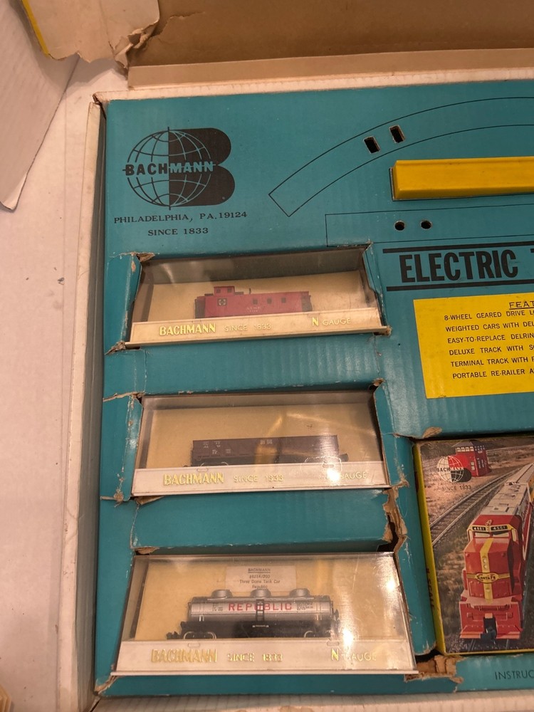 Bachmann N Scale Eletric Train Set 1960s - Replacement Train