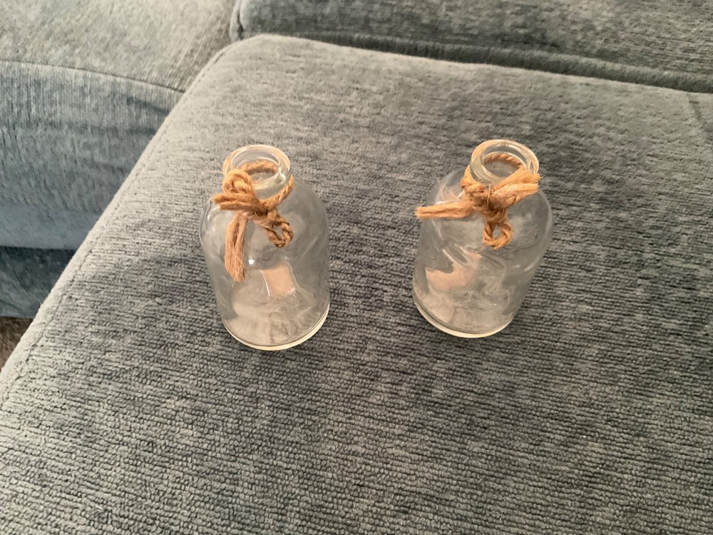 two mini bottles