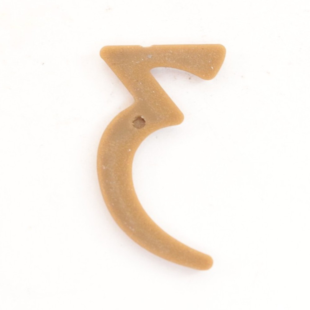 Clock Dial Number 3 - 1 inches Tall - Plastic - FB750