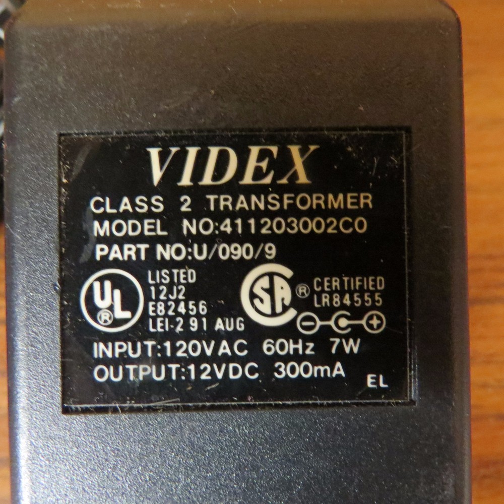 + Videx 411203002C0 AC Adapter