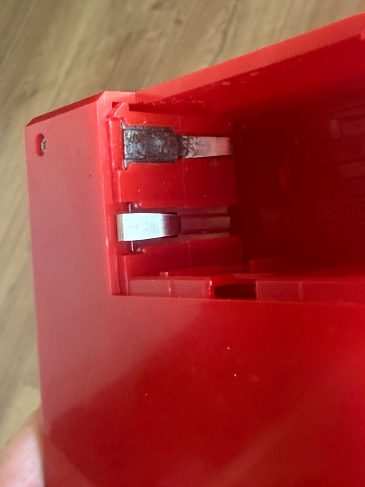 Crown Stereo Cassette Player Model CS-11 Red Does NOT work AS IS NO Returns
