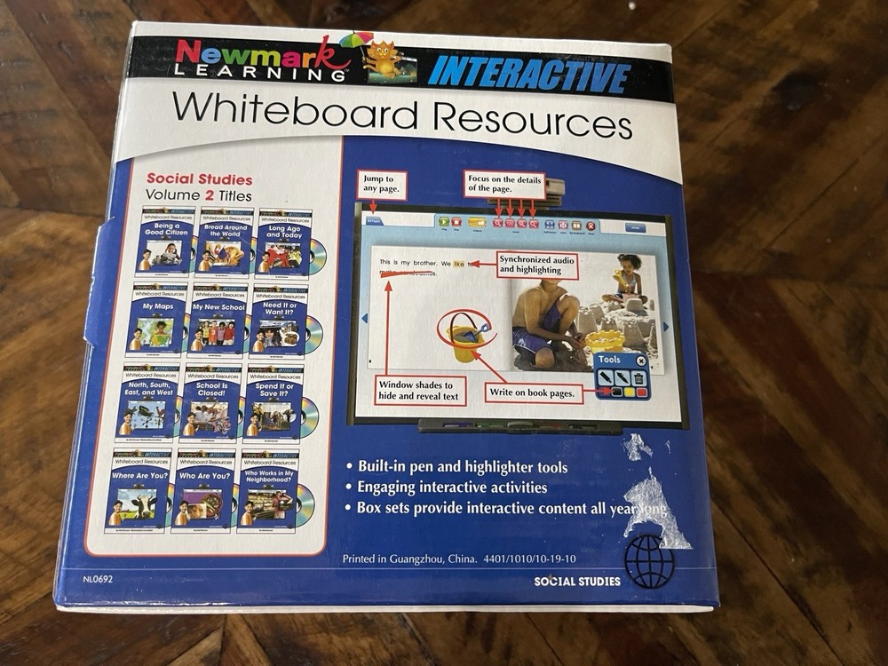 Newmark Learning Social Studies Volume 2, Interactive Whiteboard 12 CD Roms