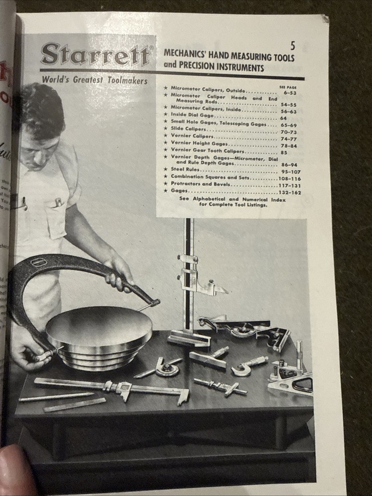 Starrett Catalog 75th Anniversary 🇺🇸