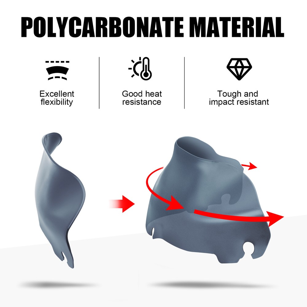 9" Wave Windshield Windscreen For Harley Electra Glide Ultra Classic 2014-2019