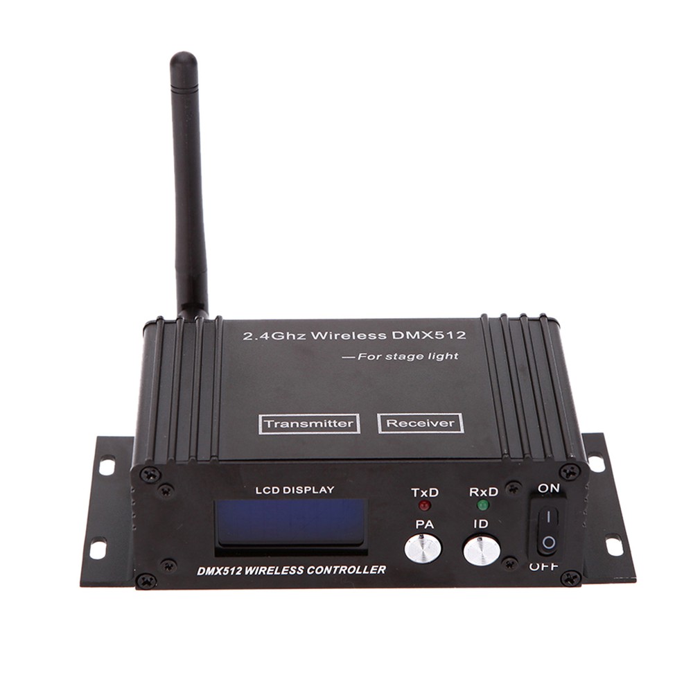 Lixada DMX512 Controller 2.4G Wireless Transmitter Receiver for Stage Light E4A5