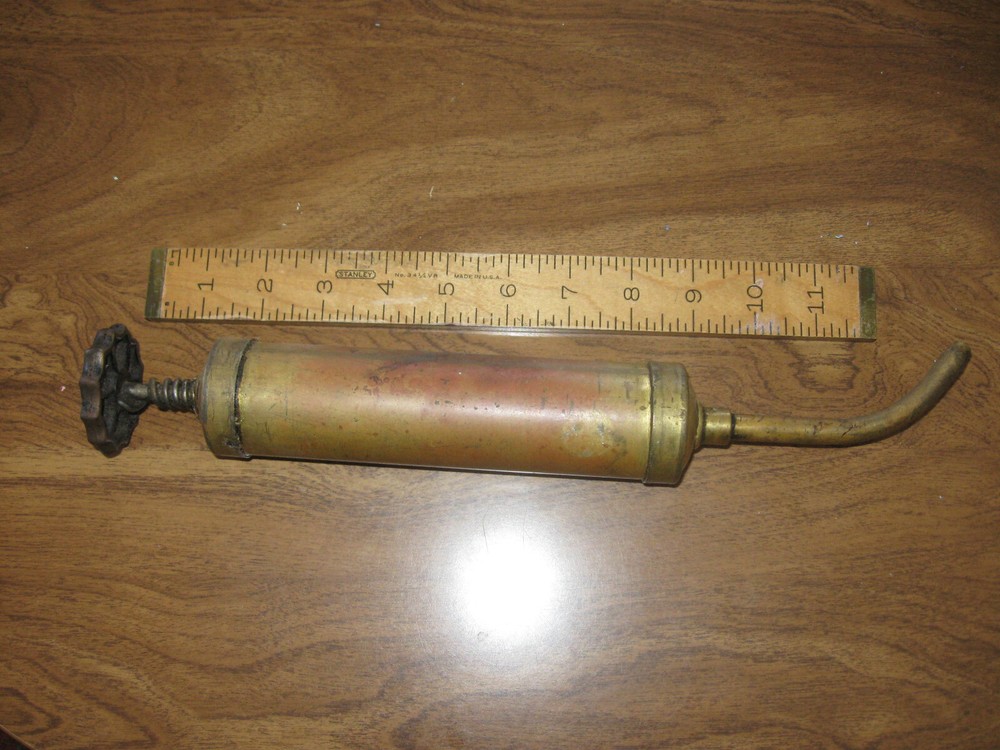 Vintage Brass Grease Gun