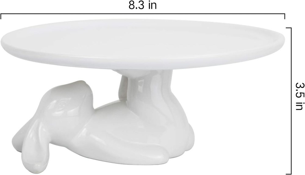 Cupcake Stand, Easter Decorations, Ceramic Dessert Plates for Eggs and Cookie...