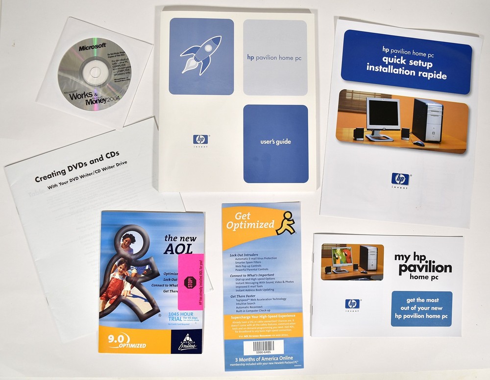Computer Manual: HP Pavilion Home PC User Guides and additional software