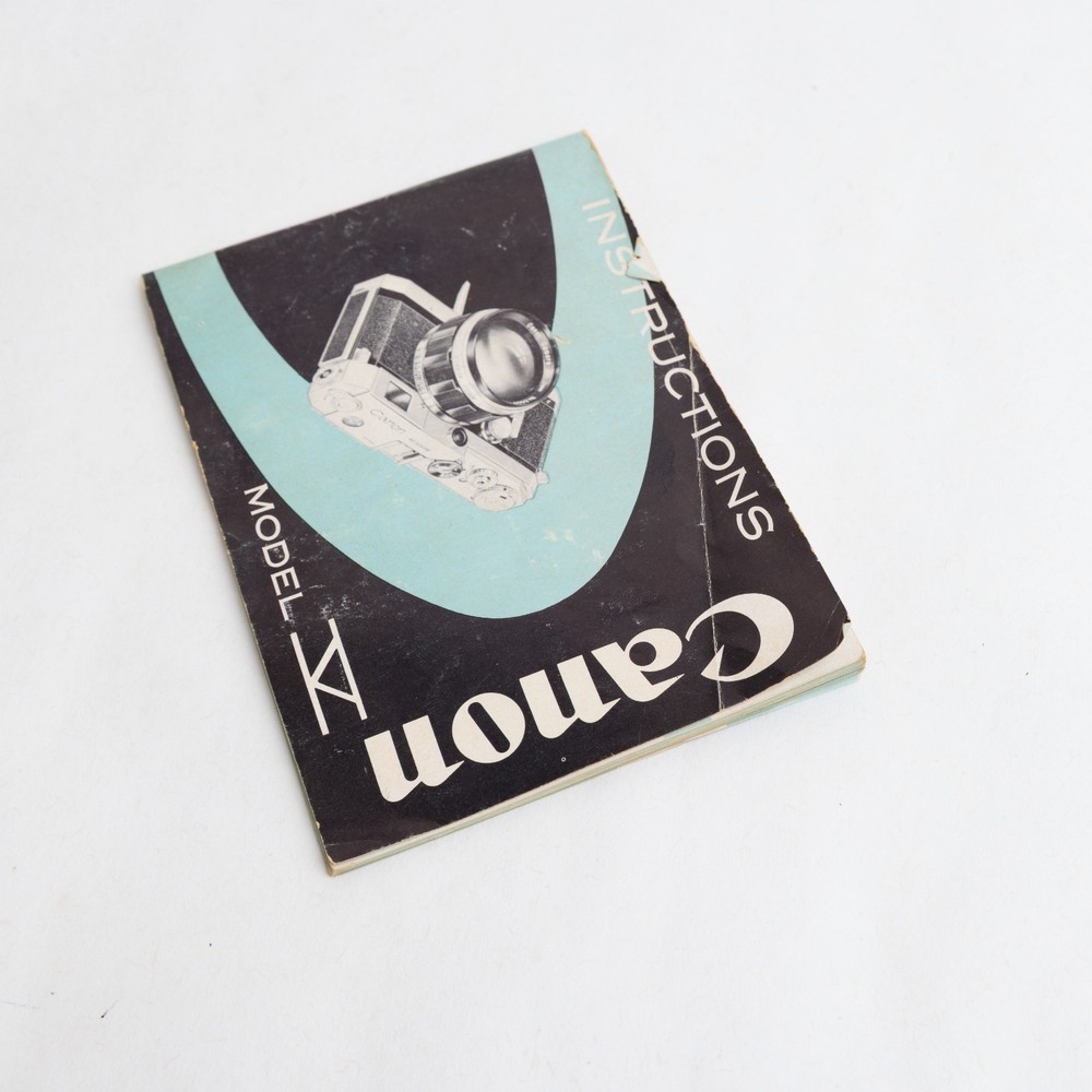 Canon model V Rangefinder instruction book