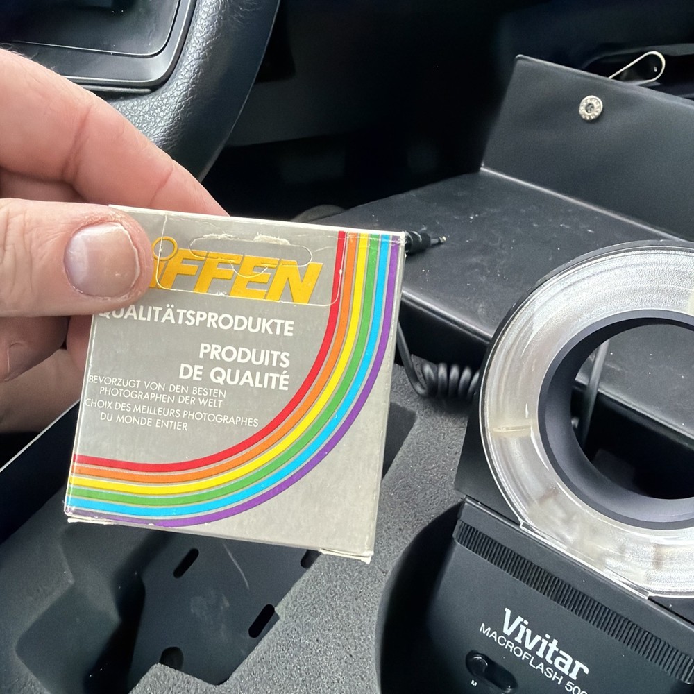 Vivitar Macroflash 5000 Auto Manual Flash Ring Plus Extra Look