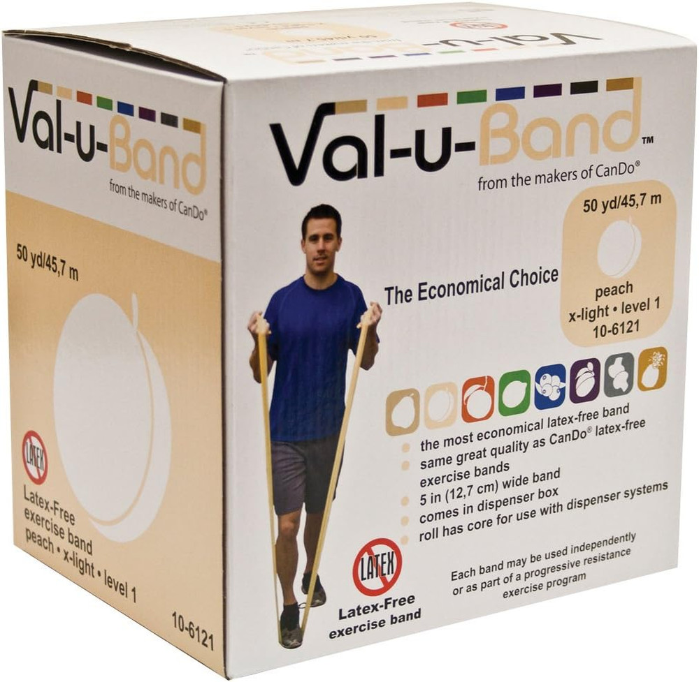 Latex Free Exercise Band, Peach