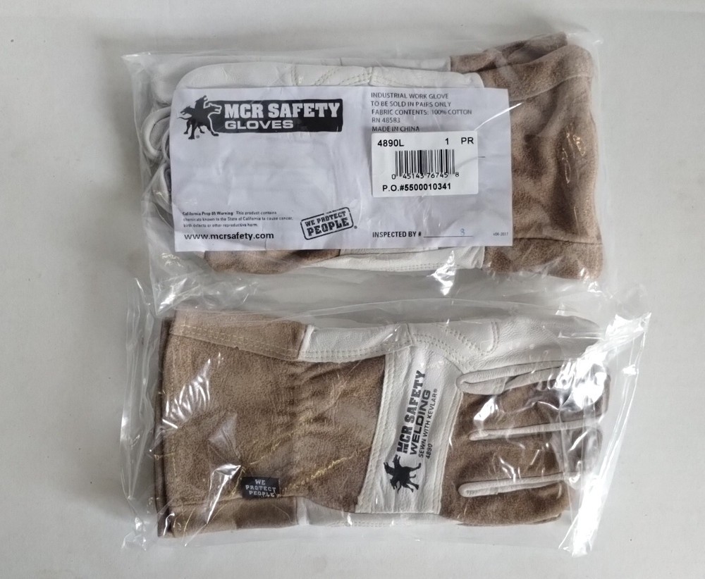New. MCR SAFETY WELDING GLOVES 4890L