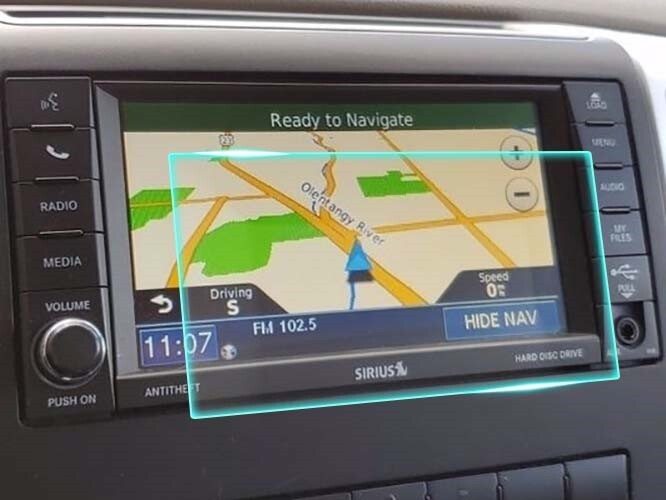 Crystal Clear Screen Protector for 2012 Dodge Ram 1500 Vehicle Navigation
