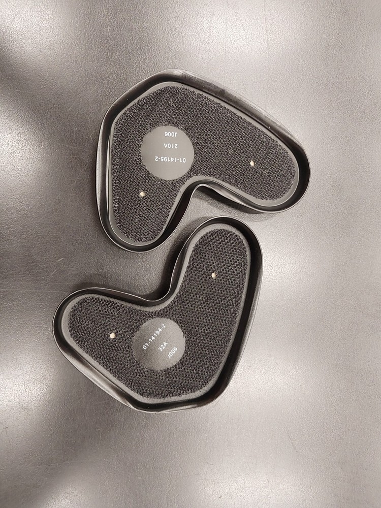Schutt Inter-Link 7/8" Jaw Pad Replacement Covers Black (1 Pair)