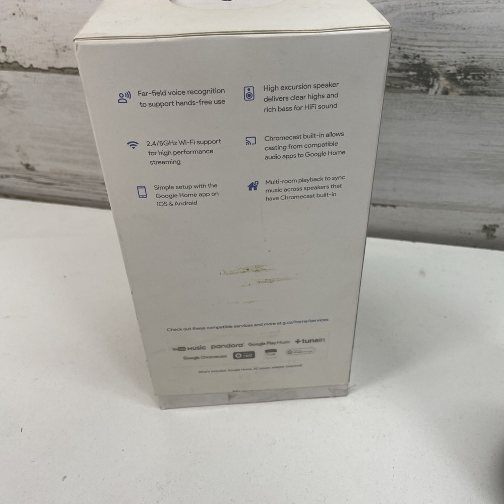 Google Home Smart Assistant Speaker - White - GA3A00417A14